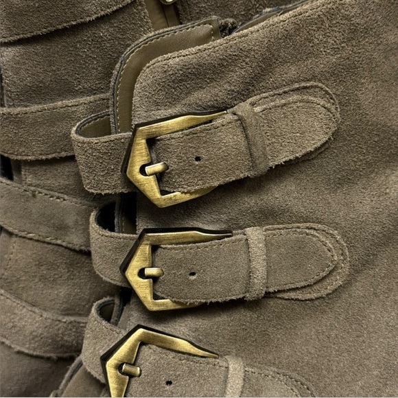 BLONDO Verity Waterproof Boot Suede Olive Green Size 8.5 M B7307 DD332 - Picture 7 of 13